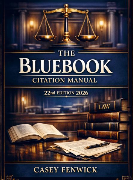 The Bluebook Citation Manual 22nd Edition 2026: Create Accurate Legal Citations for Cases, Statutes, Law Reviews, and Court Filings Without Guesswork
