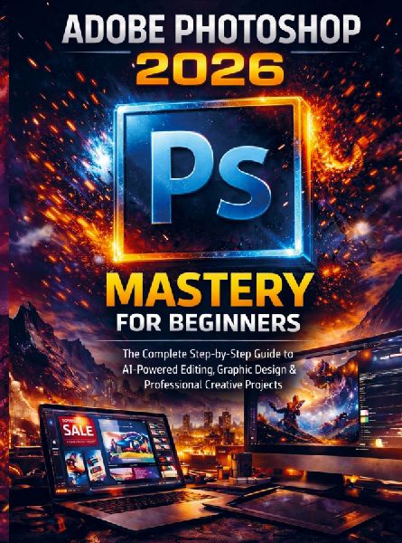 Adobe Photoshop 2026 Mastery For Beginners: The Complete Step-by-Step Guide to AI-Powered Editing, Graphic Design & Professional Creative Projects