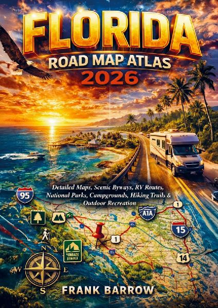 Florida Road Map Atlas 2026: Detailed Maps, Scenic Byways, RV Routes, National Parks, Campgrounds, Hiking Trails, and Outdoor Recreation