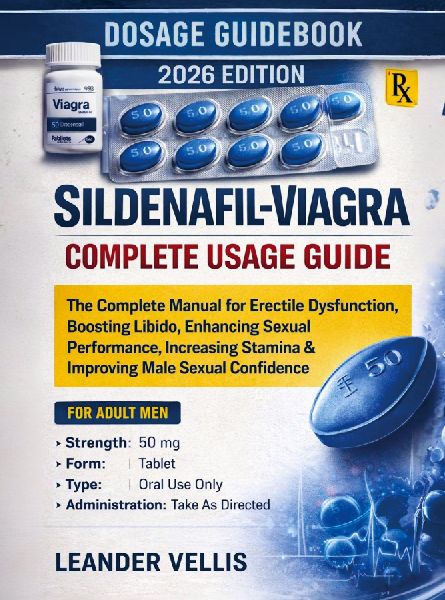 Sildenafil-Viagra Complete Usage Guide: The Complete Manual for Erectile Dysfunction, Boosting Libido, Enhancing Sexual Performance, Increasing Stamina & Improving Male Sexual Confidence