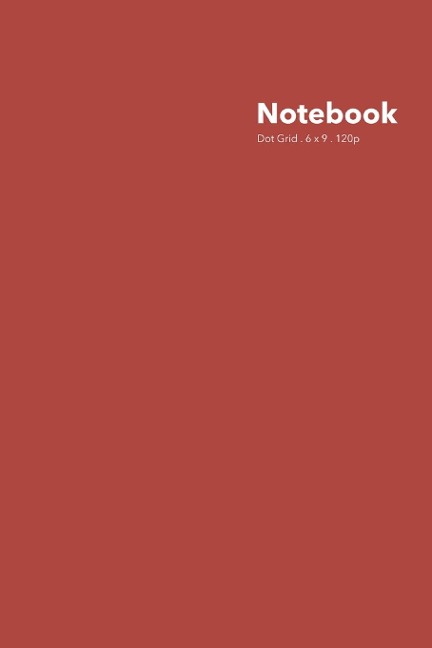 Dot Grid Notebook: Stylish Kalahari Sunset Notebook, 120 Dotted Pages 6 x 9 inches Standard Journal | Softcover Color Trends Collection