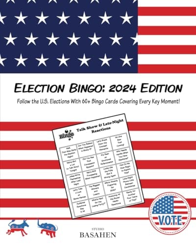 Election Bingo 2024 Edition: Follow the U.S. Elections With 60+ Bingo Cards Covering Every Key Moment!