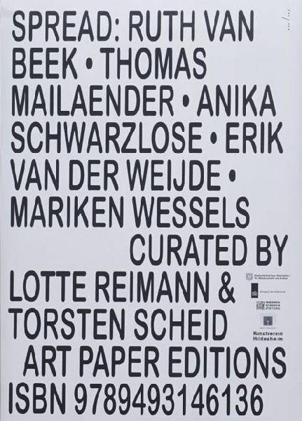 Spread: Ruth van Beek, Thomas Mailaender, Anika Schwarzlose, Erik van der Weijde, Mariken Wessels