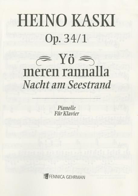 Nacht Am Seestrand, Op. 34, No. 1