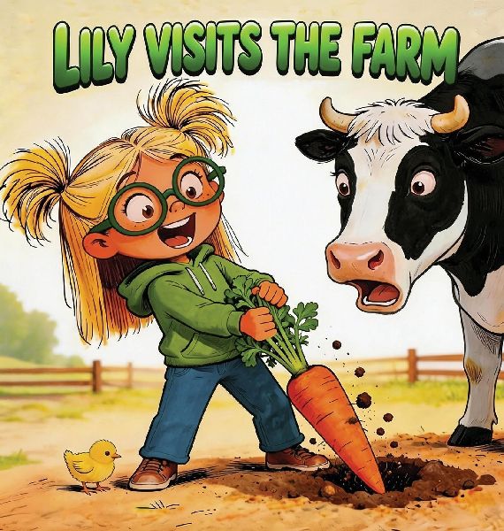 Lily Visits the Farm: A Children's Farm Animal Picture Book and Short Story for Preschool Kids Ages 3-5 About Friendly Farm Animals, Gardening, and Lily's First Farm Visit