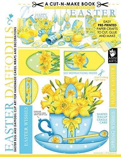 Easter Daffodils Cut-N-Make Book Easter Egg and Daffodil Clip Art for Handmade Cards, Wraps and Decorations