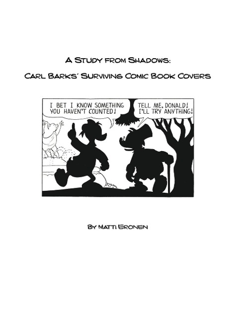 Carl Barks Surviving Comic Book Covers