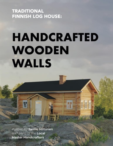 Traditional Finnish Log House Handcrafted Wooden Walls