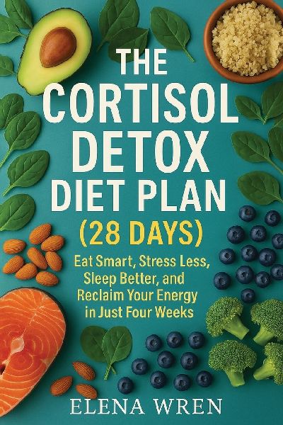THE CORTISOL DETOX DIET PLAN (28 DAYS): Eat Smart, Stress Less, Sleep Better, and Reclaim Your Energy in Just Four Weeks