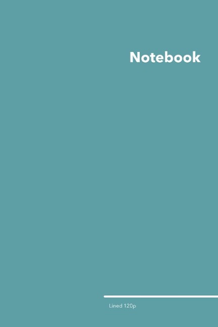 Lined College Ruled Notebook: Stylish Voyage Blue College Ruled Notebook, 120 Lined Pages 6 x 9 inches Standard Size Journal | Softcover