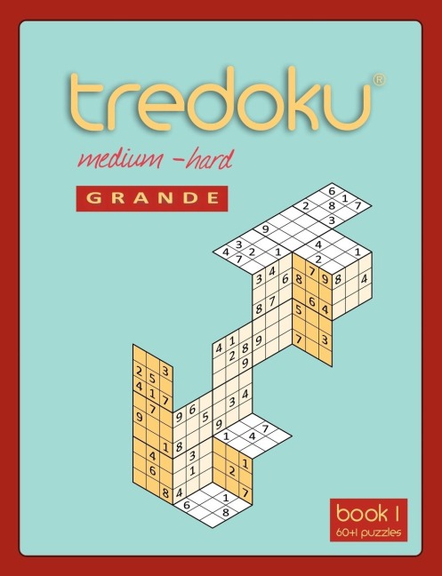 Tredoku Medium Hard Grande Book 1
