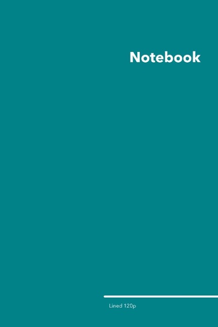 Lined College Ruled Notebook: Stylish Caribe College Ruled Notebook, 120 Lined Pages 6 x 9 inches Standard Size Journal | Softcover
