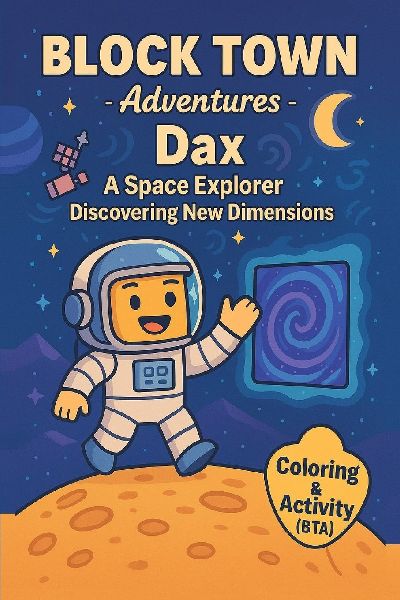 Dax A space Explorer Discovering New Dimensions: Coloring, Activity& comic book for kids |Fun coloring book | Maze, Puzzles, Sharpens thinking | Games and adventures| Fun mind challenges for kids