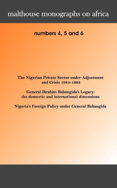 Malthouse Monographs on Africa. 4-6
