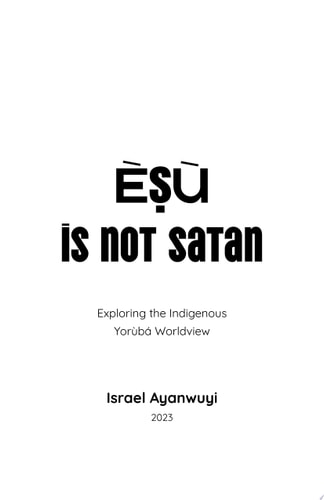 Esu is Not Satan