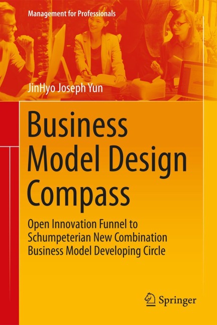 Business Model Design Compass: Open Innovation Funnel to Schumpeterian New Combination Business Model Developing Circle