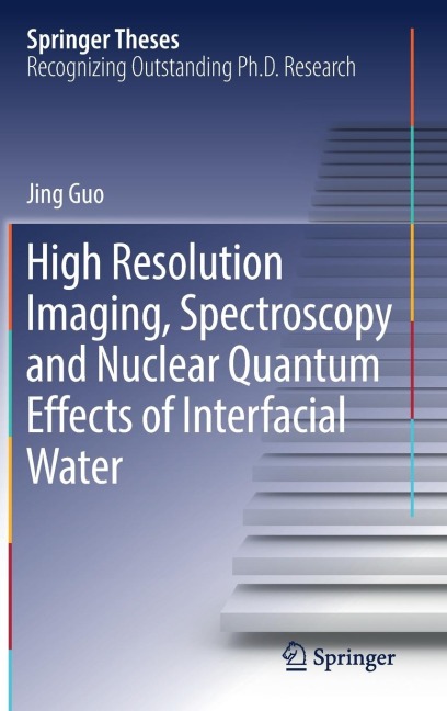 High Resolution Imaging, Spectroscopy and Nuclear Quantum Effects of Interfacial Water
