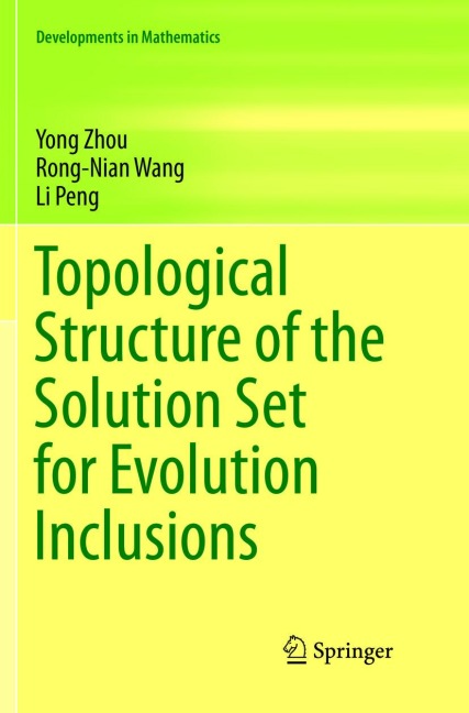 Topological Structure of the Solution Set for Evolution Inclusions