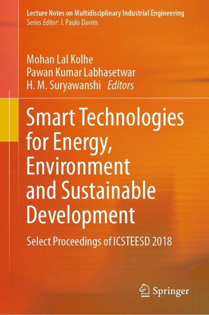 Smart Technologies for Energy, Environment and Sustainable Development: Select Proceedings of ICSTEESD 2018