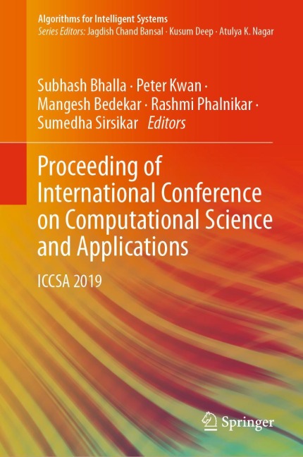 Proceeding of International Conference on Computational Science and Applications: ICCSA 2019