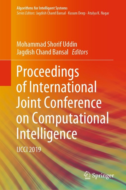 Proceedings of International Joint Conference on Computational Intelligence: IJCCI 2019