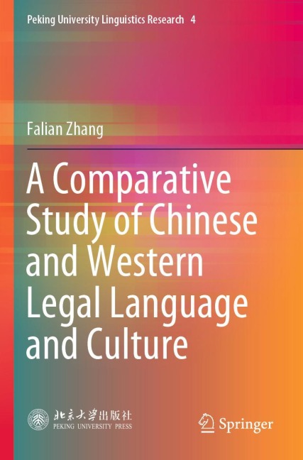A Comparative Study of Chinese and Western Legal Language and Culture
