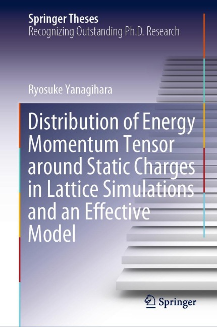 Distribution of Energy Momentum Tensor around Static Charges in Lattice Simulations and an Effective Model