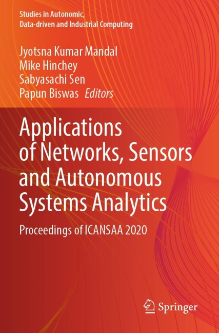 Applications of Networks, Sensors and Autonomous Systems Analytics: Proceedings of ICANSAA 2020
