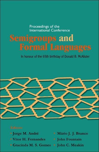 SEMIGROUPS & FORMAL LANGUAGES