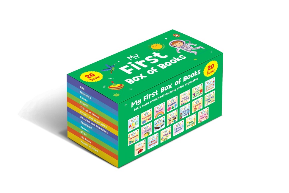 My First Learning Library Boxset (20 Books): A Boxset of 20 Illustrated Board Books Ideal Gift for Kids, Toddlers [Penguin Early Learning Series]