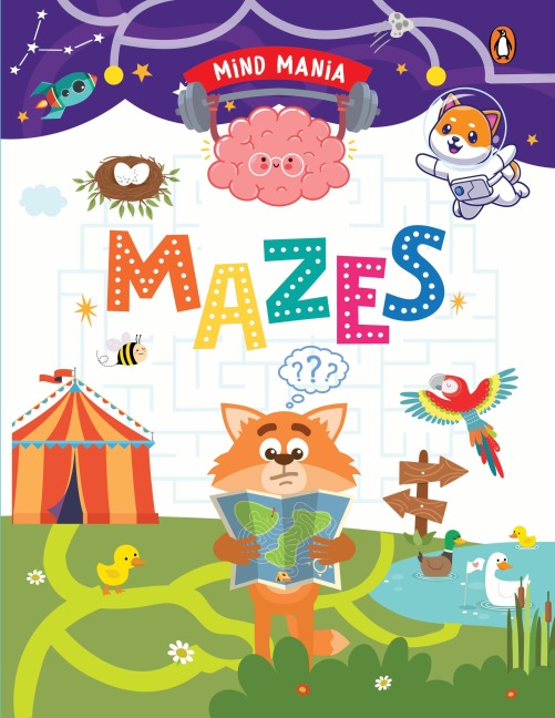 Mind Mania: Mazes: Fun and Interactive Activity Book for Preschool Kids, Children Develop Problem-Solving Skills Book for 3+ [Penguin Early Learning Series]