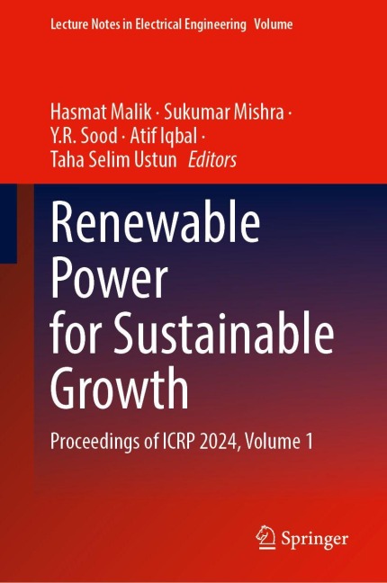 Renewable Power for Sustainable Growth: Proceedings of ICRP 2024, Volume 1