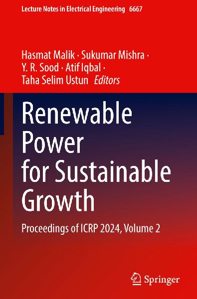 Renewable Power for Sustainable Growth: Proceedings of ICRP 2024, Volume 2