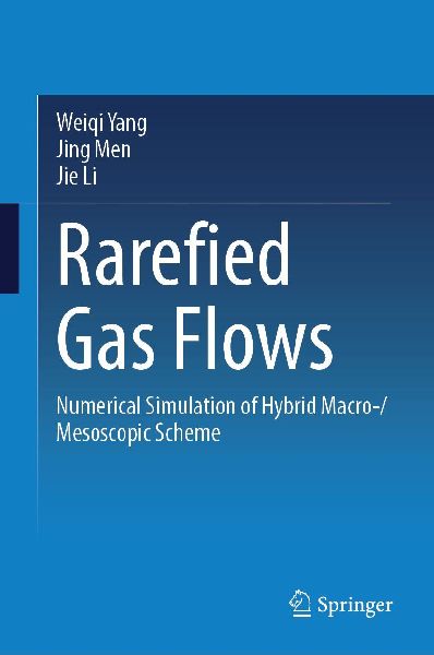 Rarefied Gas Flows: Numerical Simulation of Hybrid Macro-/Mesoscopic Scheme