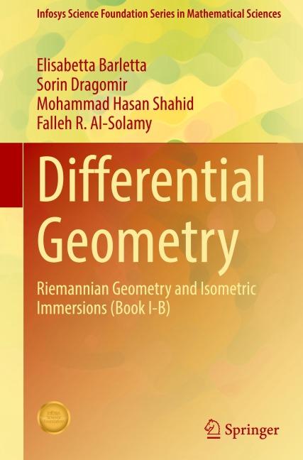 Differential Geometry: Riemannian Geometry and Isometric Immersions (Book I-B)