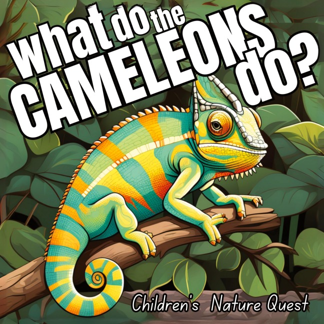 What do the Chameleons Do?: An Excellent Book for Understanding Chameleons Life in childrens picture books of Nature