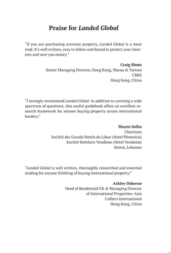 Landed Global Key knowledge you need to buy international property
