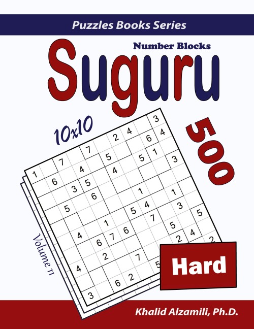 Suguru  (Number Blocks): 500 Hard Puzzles (10x10)