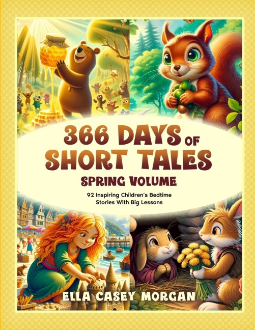 366 Days of Short Tales: Spring Volume: 92 Inspiring Childrens Bedtime Stories With Big Lessons
