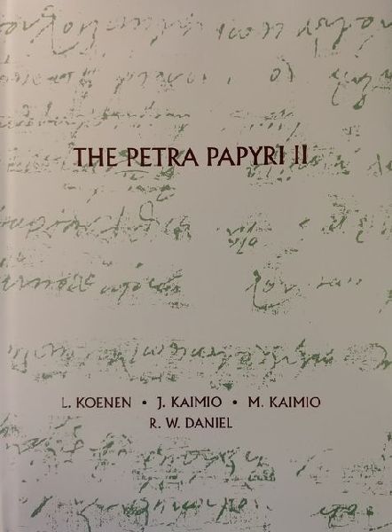 The Petra Papyri II