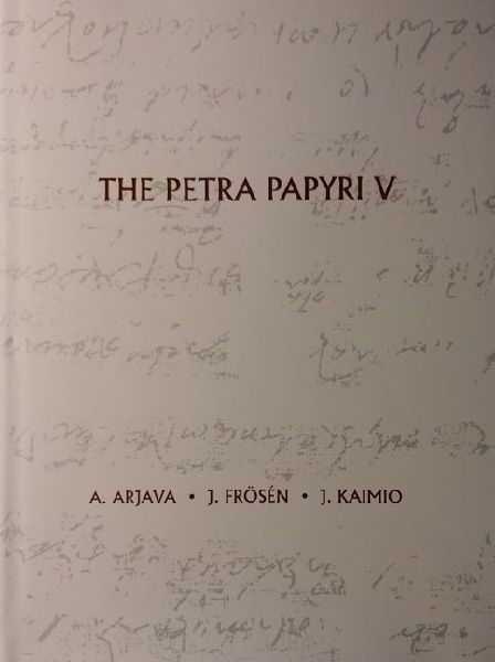 The Petra Papyri V