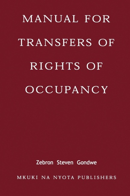 Manual for Transfers of Rights of Occupa