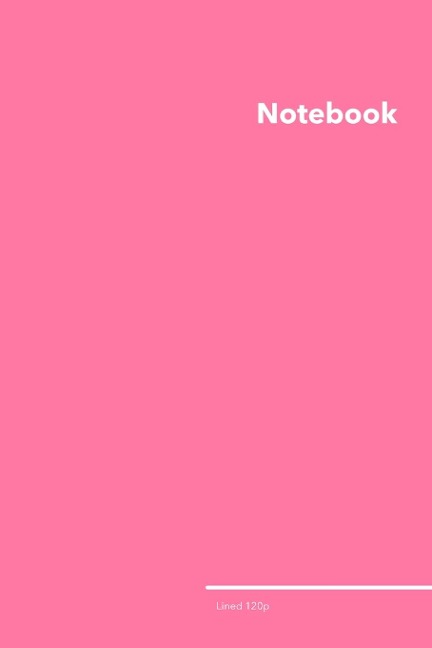 Lined College Ruled Notebook: Stylish Pink Candy College Ruled Notebook, 120 Lined Pages 6 x 9 inches Standard Size Journal | Softcover