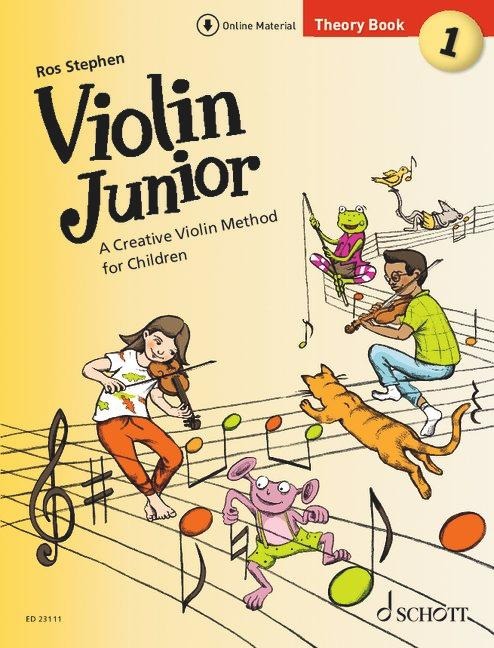 Violin Junior: Theory Book 1: A Creative Violin Method for Children. Band 1. Violine.