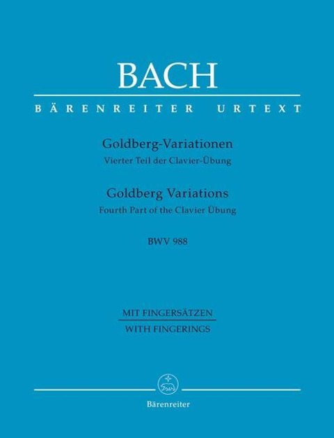 Goldberg-Variationen BWV 988: Vierter Teil der Clavier-Übung