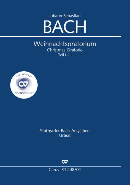 Weihnachtsoratorium (Klavierauszug deutsch): Teil I-III BWV 248, 1734 (?)