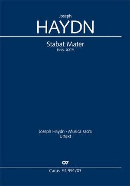 Stabat Mater (Klavierauszug): Hob. XXbis, 1767