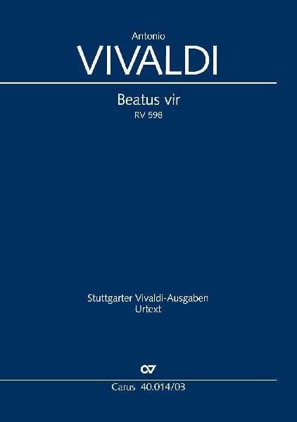 Beatus vir (Klavierauszug): RV 598