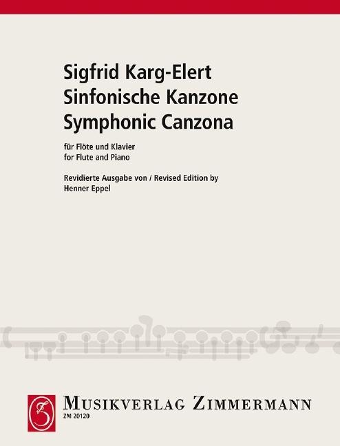 Sinfonische Kanzone: Flöte und Klavier.