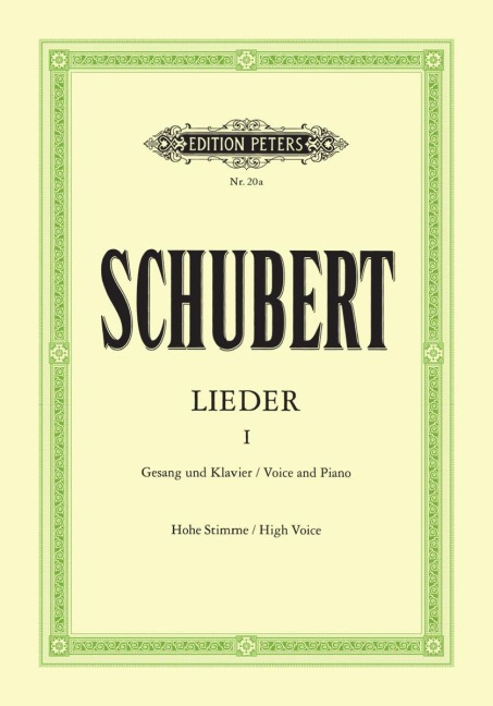 Lieder, Band 1: Hohe Singstimme